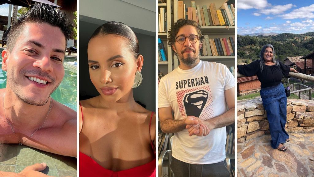 Arthur Aguiar, Gleici Damasceno, Jean Wyllys e Cida dos Santos