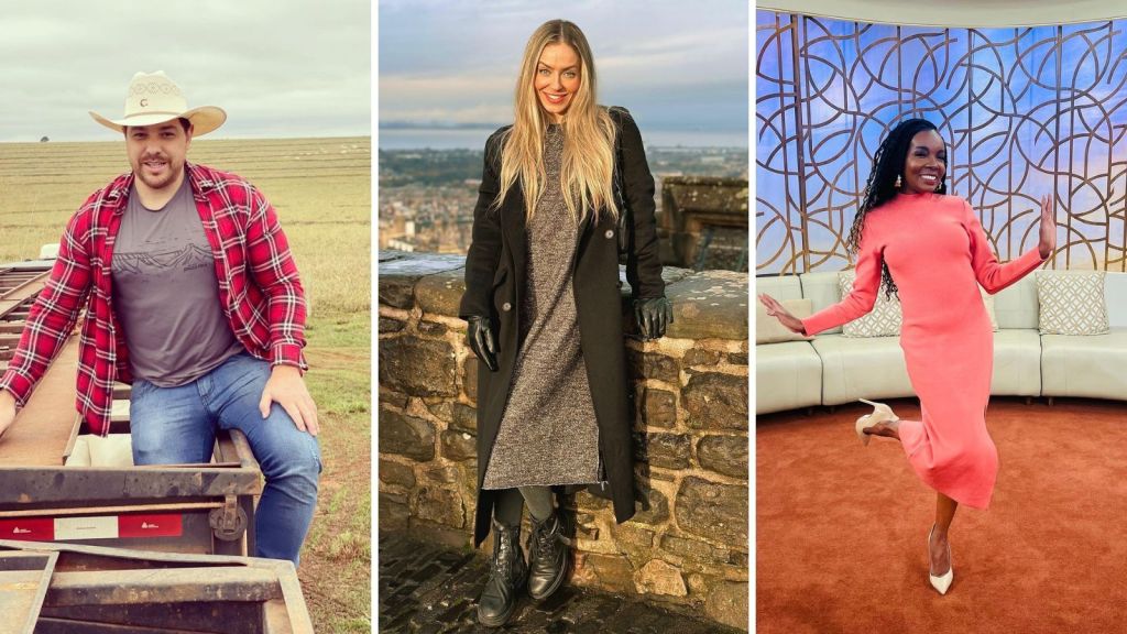 Ex-BBBs Cezar Lima, Paula von Sperling e Thelminha