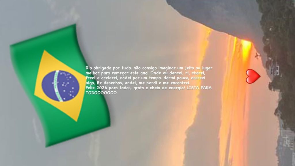 Rosalía se despede do Rio de Janeiro