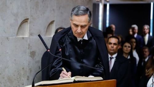 Luís Roberto Barroso assina termo de posse como presidente do Supremo Tribunal Federal STF