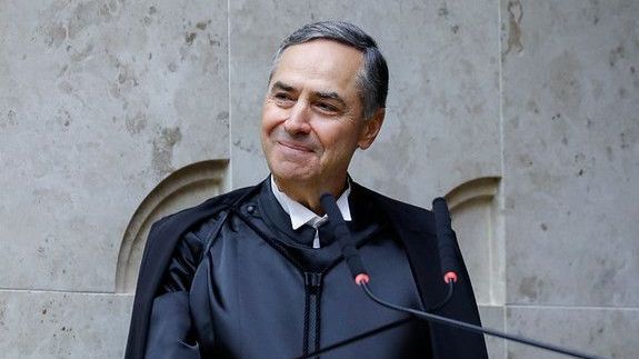 Luís Roberto Barroso em cerimônia de posse como presidente do Supremo Tribunal Federal STF