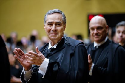 Luís Roberto Barroso em cerimônia de posse como presidente do Supremo Tribunal Federal STF