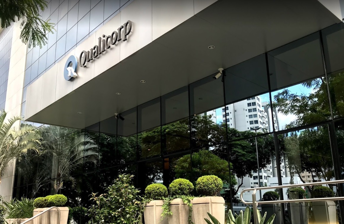 Fachada de um dos escritórios da Qualicorp em São Paulo