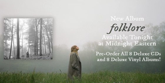 Taylor Swift surpreendeu fãs e anunciou lançamento de novo disco, 'Folklore'