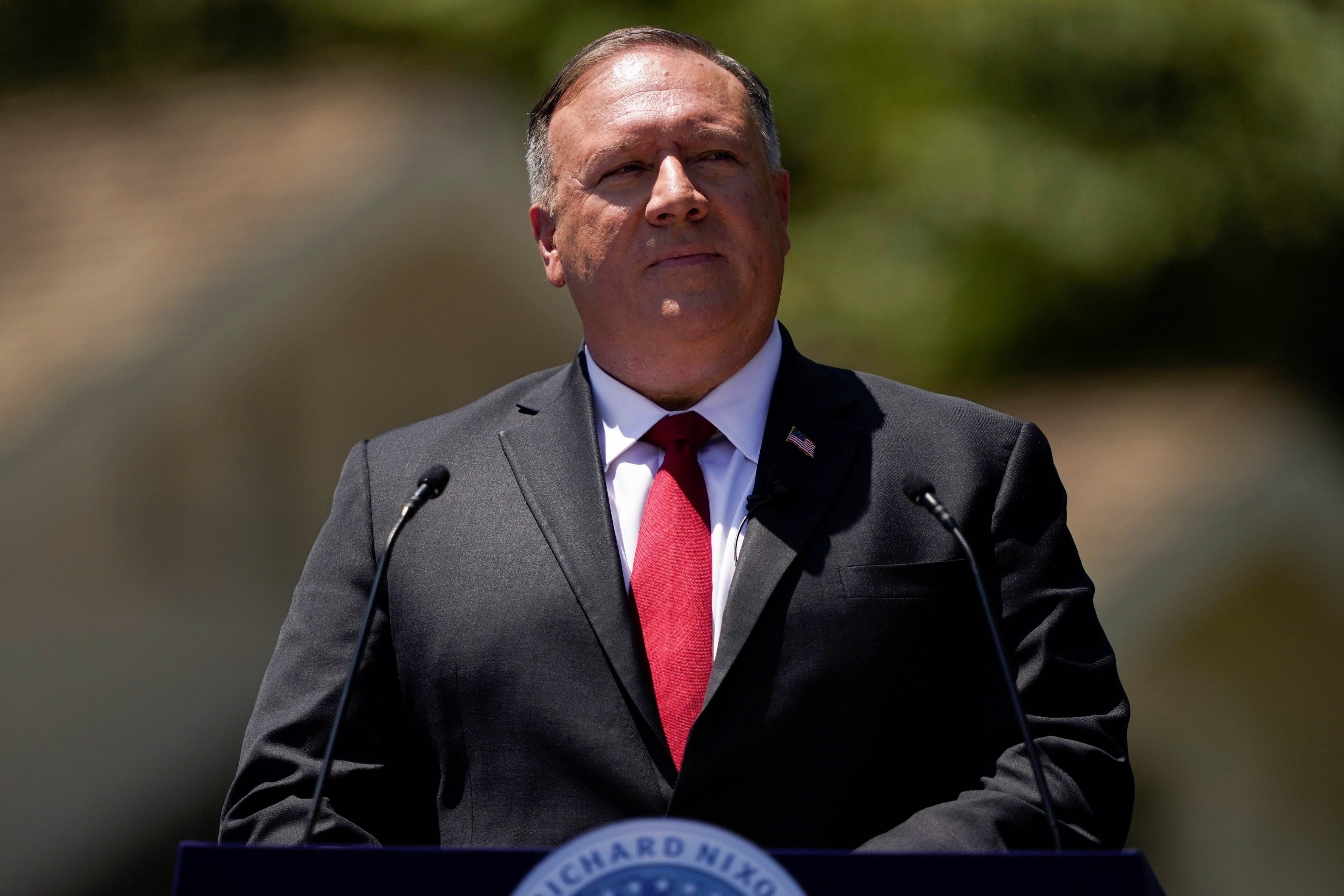 Secretário de Estado dos EUA, Mike Pompeo