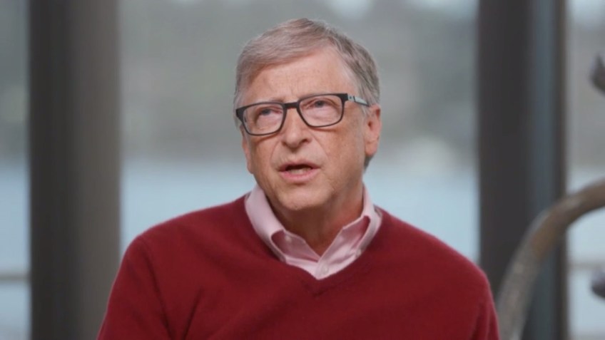 O filantropo americano Bill Gates, em entrevista à CNN • Foto: CNN