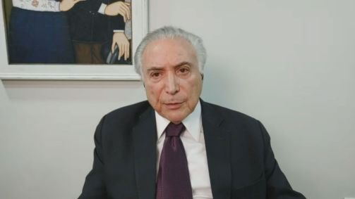 Ex-presidente do Brasil, Michel Temer, em entrevista para a CNN (24.jul.2020)