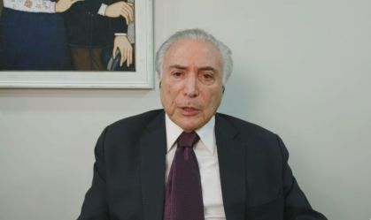 Ex-presidente do Brasil, Michel Temer, em entrevista para a CNN (24.jul.2020)