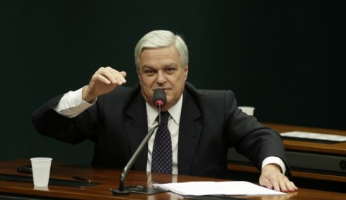 O ex-deputado José Mentor (PT) em sessão na Câmara