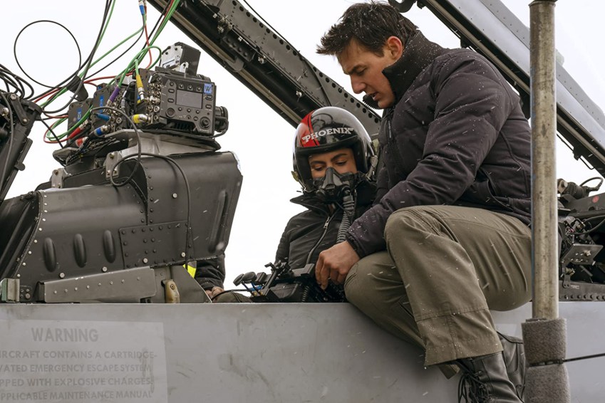 34 anos depois do original, Tom Cruise volta a interpretar Pete ‘Maverick’ Mitchell, na sequência de Top Gun / Foto: Scott Garfield/ 2018 Paramount Pictures
