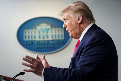 O presidente dos EUA, Donald Trump