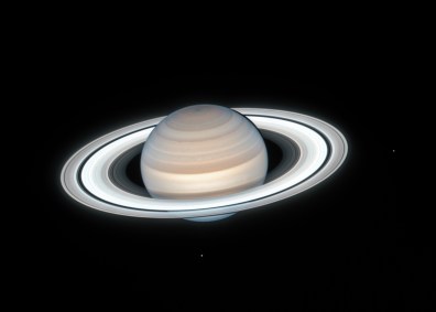 Telescópio espacial Hubble capturou imagem do hemisfério norte de Saturno