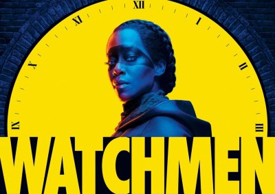 A atriz Regina King em pôster da minissérie Watchmen, da HBO