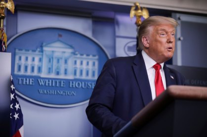 O presidente dos EUA, Donald Trump
