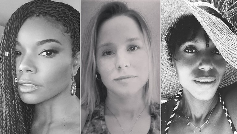 As atrizes Gabrielle Union, Kristen Bell e Kerry Washington