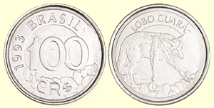 100 cruzeiros
