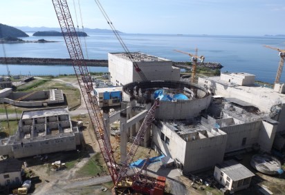 Obras da usina nuclear Angra 3
