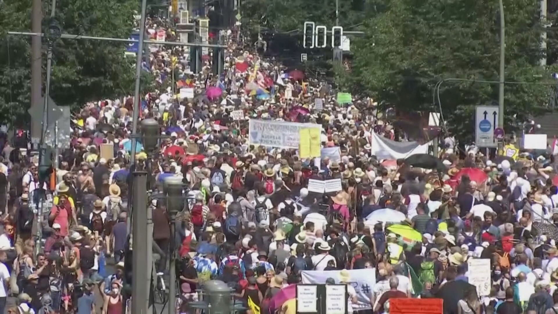 Protesto em Berlim