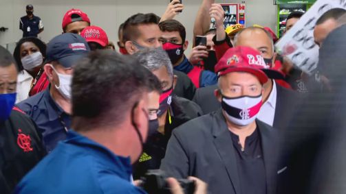 Domènec Torrent, novo ténico do Flamengo, desembarcou no Rio de Janeiro no iníci