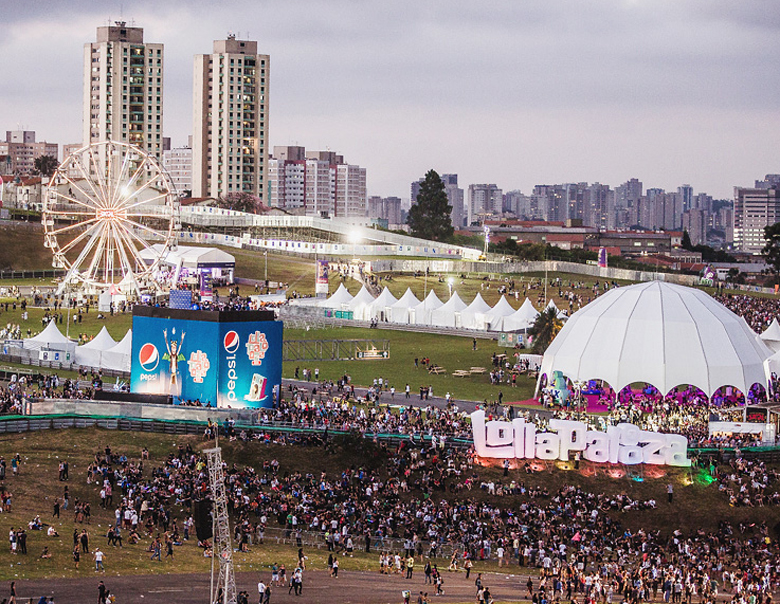 Festival de música Lollapalooza, em São Paulo