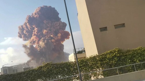 Explosão em Beirute