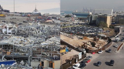 Beirute: veja imagens de antes e depois da explosão no Líbano