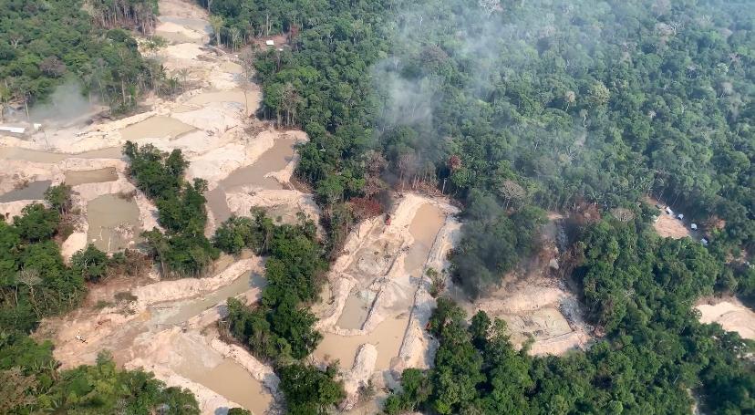 Operação contra garimpo ilegal no sul do Pará