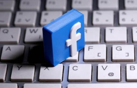 Imagem ilustrativa com logo do Facebook