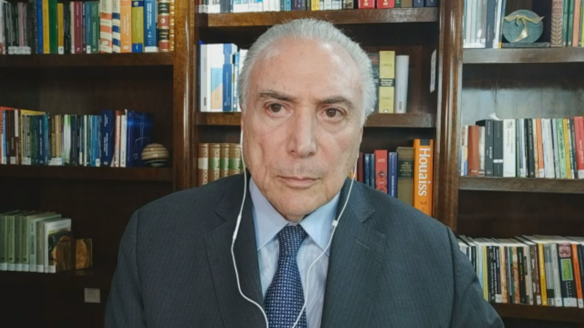 Ex-presidente, Michel Temer, em entrevista para a CNN (10.ago.2020)