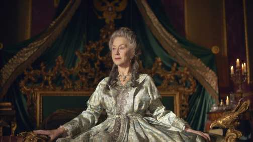 Helen Mirren como Catarina, a Grande na HBO