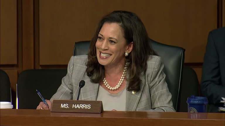Kamala Harris no Senado / Foto: Reuters (4.set.2018)
