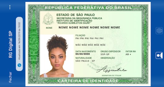 São Paulo lançou aplicativo com versão digital do RG