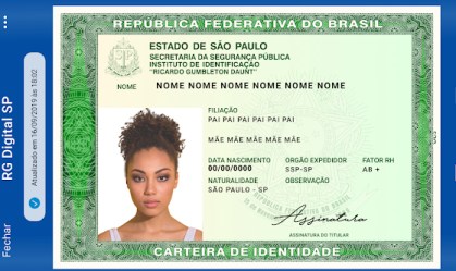 São Paulo lançou aplicativo com versão digital do RG