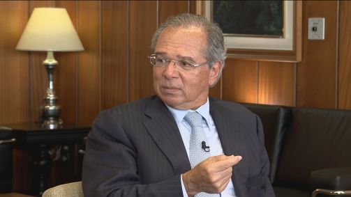 O ministro da Economia, Paulo Guedes, concede entrevista exclusiva à CNN Brasil