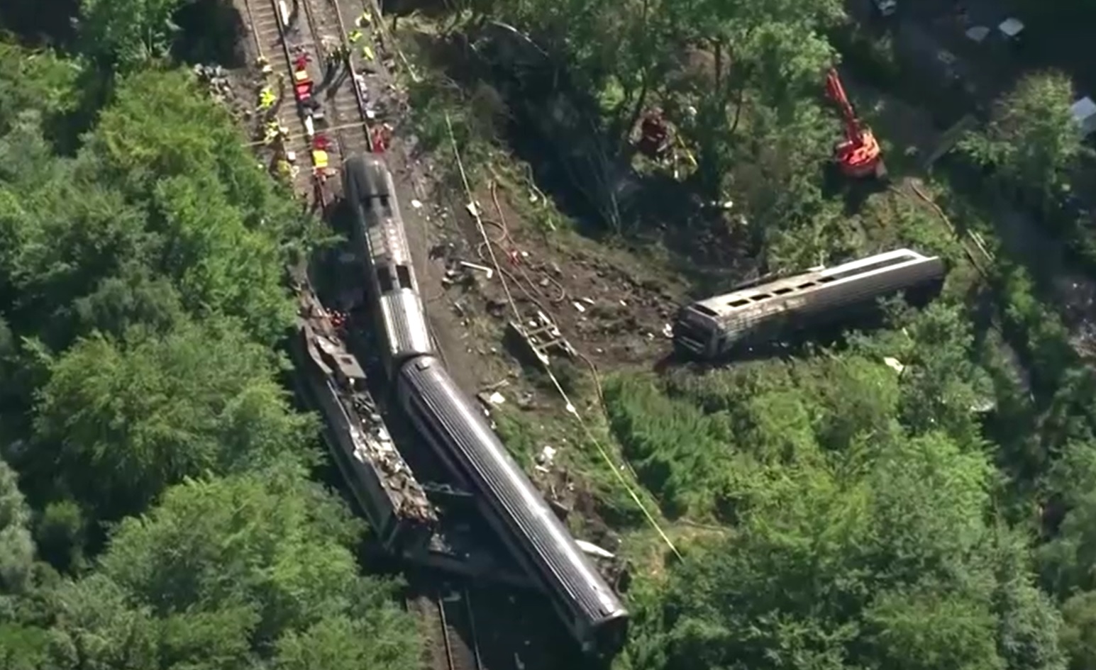 O trem saiu da cidade de Aberdeen rumo a Glasgow