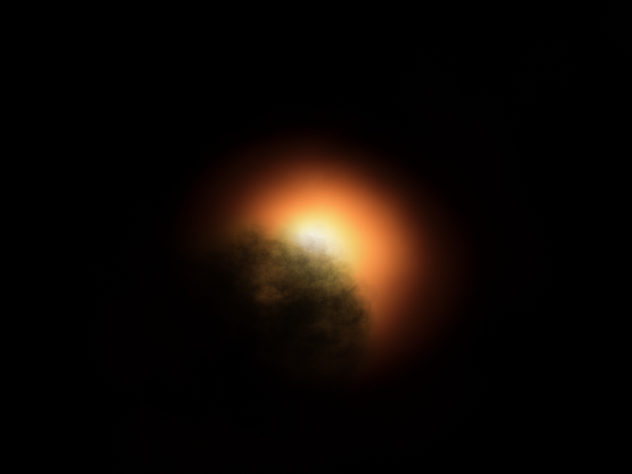 Estudo sugere que estrela Betelgeuse pode estar escurecendo de novo, quase um ano antes do previsto • Foto: ESO, ESA/Hubble, M. Kornmesser