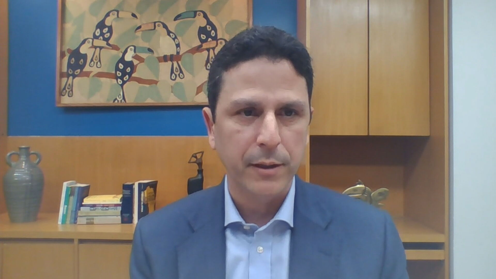 Bruno Araújo, presidente nacional do PSDB durante entrevista para a CNN (18.ago.