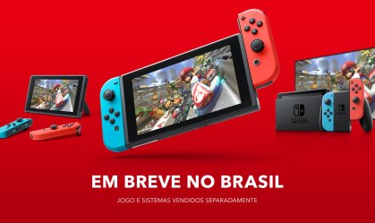 Nintendo anuncia lançamento do Switch no Brasil 'em breve'