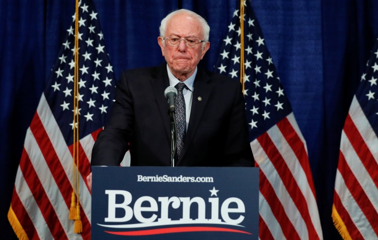 O senador Bernie Sanders desistiu da disputa democrata à indicação presidencial • Foto: Lucas Jackson - 11.mar.2020/Reuters