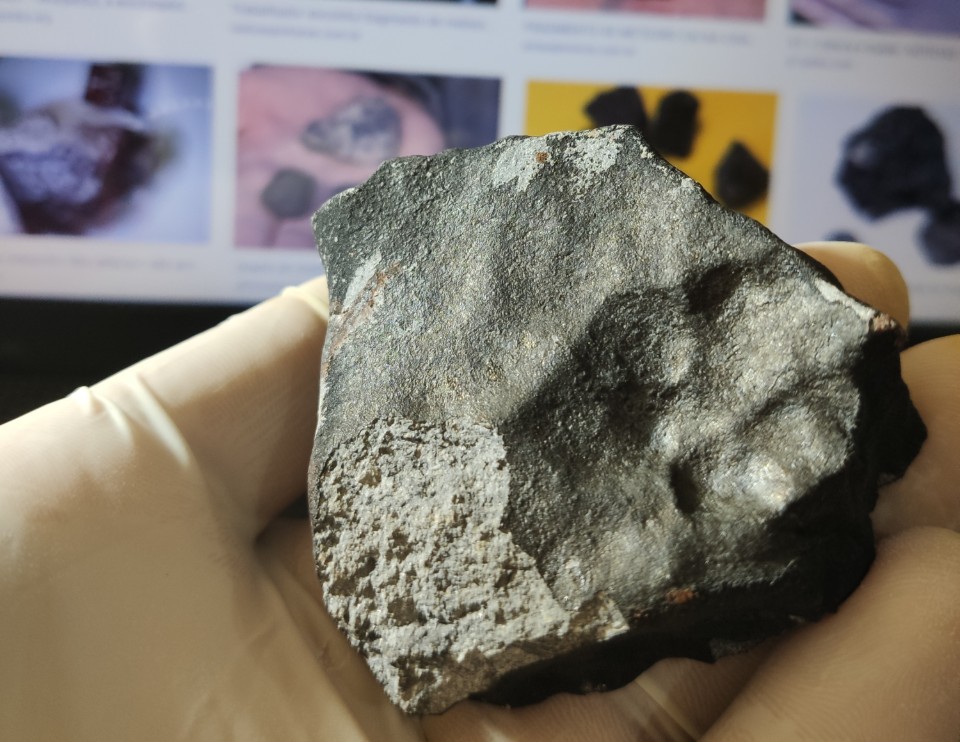 Meteorito que caiu no sertão de Pernambuco