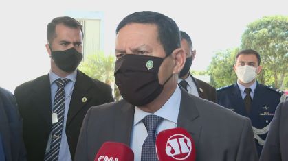 O vice-presidente da República Hamilton Mourão