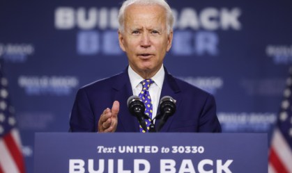 Joe Biden, candidato democrata à presidência dos EUA