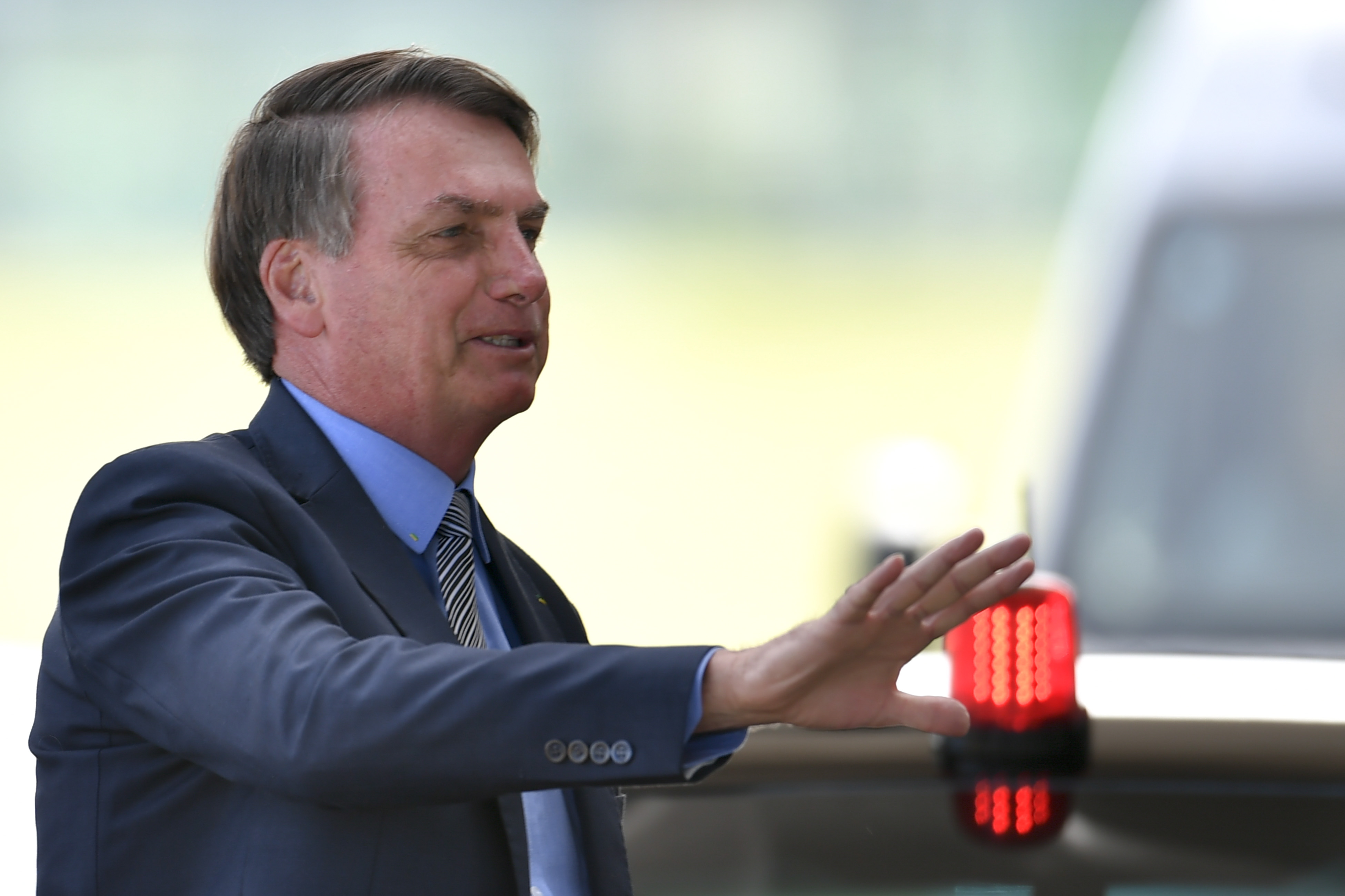 Jair Bolsonaro no Palácio Alvorada