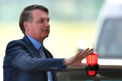 Jair Bolsonaro no Palácio Alvorada