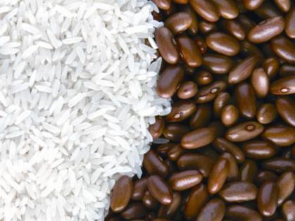 Arroz e feijão