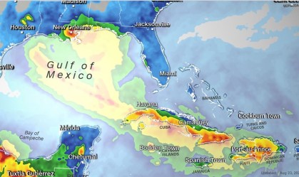 A caminho dos EUA, tempestade tropical Laura deve se tornar furacão