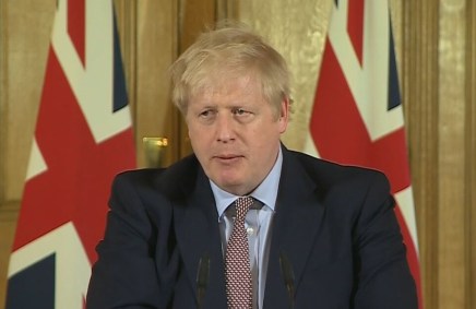 Boris Johnson fala sobre coronavírus 