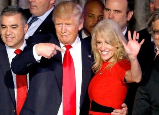 Donald Trump e Kellyanne Conway