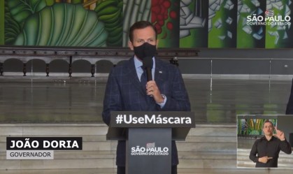 São Paulo superou pior momento da pandemia de Covid-19, diz Doria