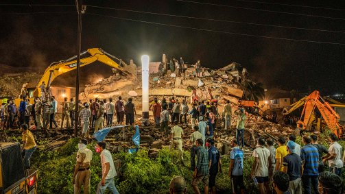 Desabamento de prédio em estado do leste da Índia